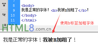 B标签元素教程