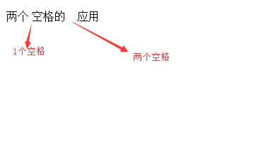 html 两个空格的实现
