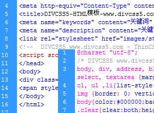 CSS加HTML模板 每次新布局页面时拷贝使用