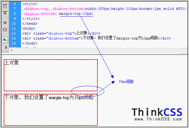 div+css margin实例案例效果截图