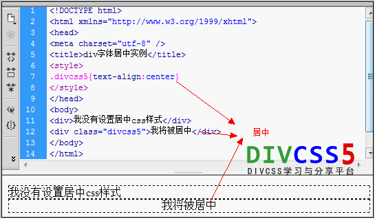 对指定div盒子内字体文字居中截图