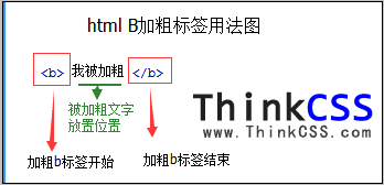 html b标签用法解析图