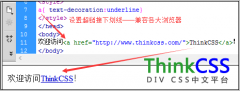 html超链接显示下划线