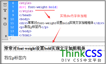 css div字体教程实例截图