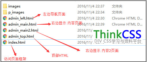 网站后台框架网页模板 html文件截图