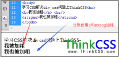 html字体加粗几种方法