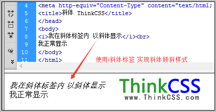 斜体代码使用示例