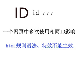 在一个html中是否可以多次使用id